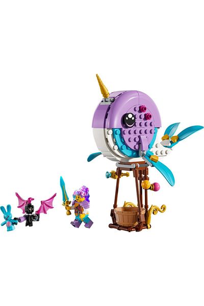 LEGO Dreamzzz ™   Izzie's 71472-7 Years Old Nashorn and Hot Air Balloon - Construction Set (156 Pieces)