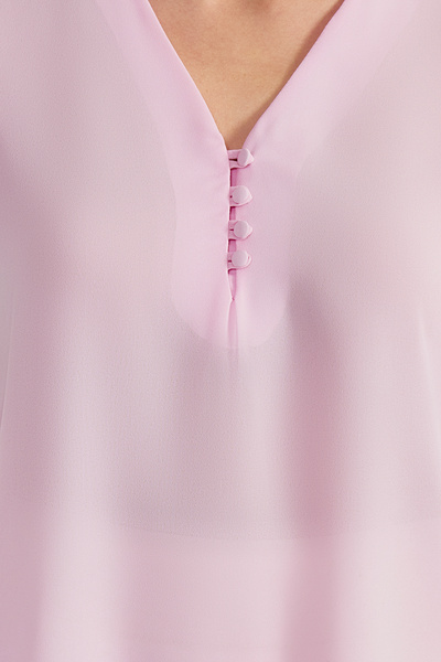 Trendyol Collection Pink Button Detailed Flowy Semi-Sheer Woven Blouse TWOSS20BZ0894