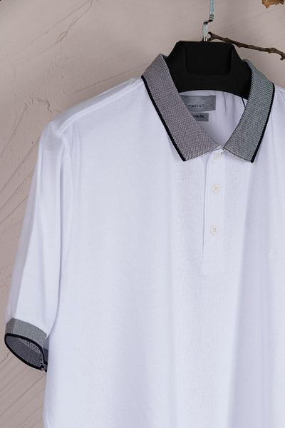 AKÇAYLAR Ανδρικό μπλουζάκι Polo Large Size Supreme Combed Cobton