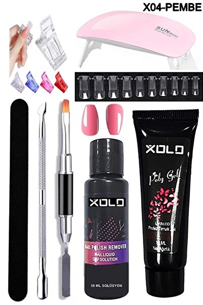 xolo 37 Parça Evde Poli jel Yapma Seti Poligel Kalıcı Oje Tırnak Yapma Trend ...