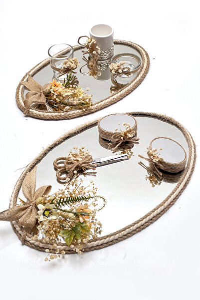 Lora Davet Set inel de logodnă și tavă de cafea pentru mire (1 buc) argintiu 53433