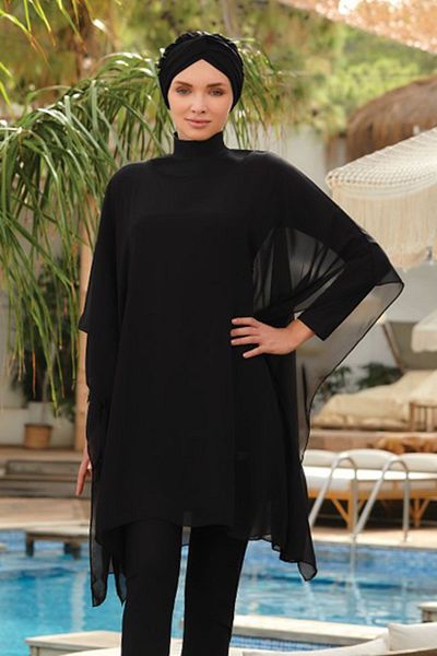 Remsa Mayo Single Pareo Kaftan Sandro 6038 Black
