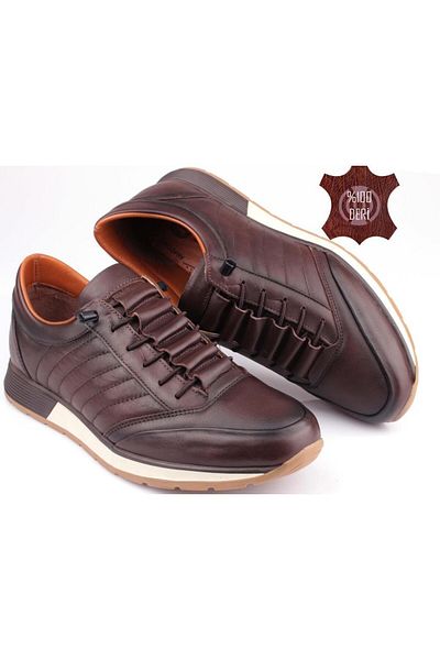 DETECTOR Inner Outer Genuine Leather Orthopedic Ultra Comfortable Stylish Men's Shoes BRT01S
