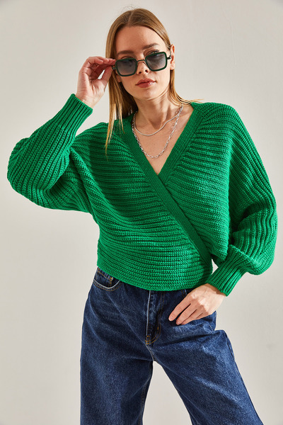 Bianco Lucci Women's Tie Detailed Knitwear Cardigan