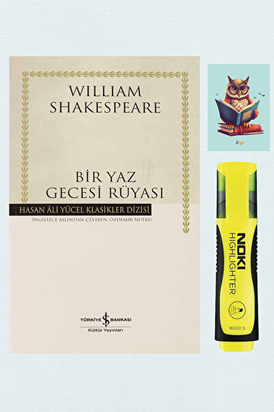 TÜRKİYE İŞ BANKASI KÜLTÜR YAYINLARI Bir Yaz Gecesi Rüyası - William Shakespea...