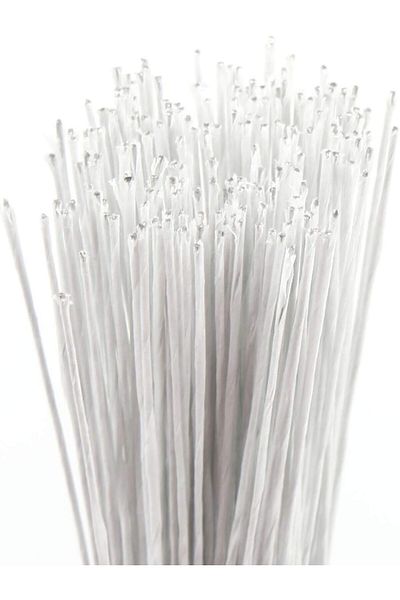 roco paper Σύρμα λουλουδιών No:24 (1 MM) - 38 Τεμάχια 60 cm - Λευκό