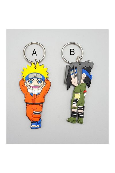 Gofeel سلسلة مفاتيح بلاستيكية منقوشة من Naruto Anime