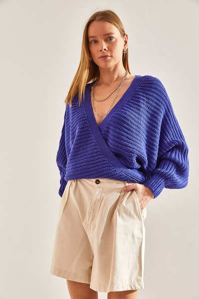 Bianco Lucci Women's Tie Detailed Knitwear Cardigan