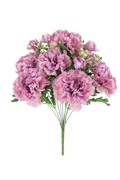 RUZGARCİCEK Rüzgar Yapay Çiçeçilik 11 Dallı Karanfil Demeti