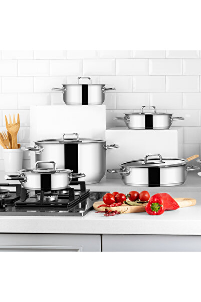 Aryıldız Colombus Stainless Steel Short Pot 26 cm