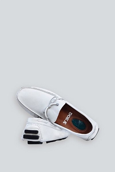 DOKA Genuine Leather Loafer Shoes570357 White