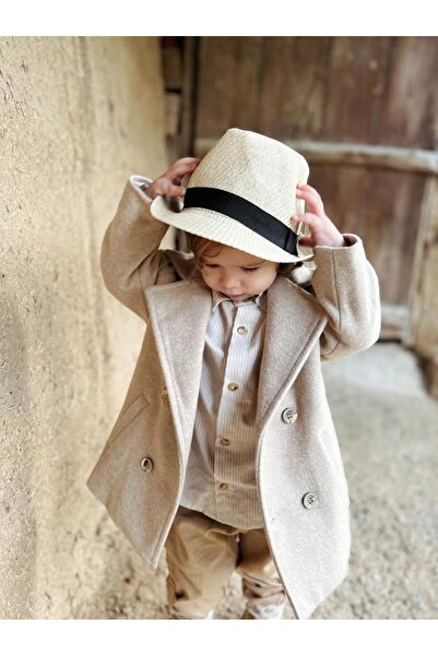 favorimkids Kaşe Bebek Çocuk Kaban Sütlü Kahve