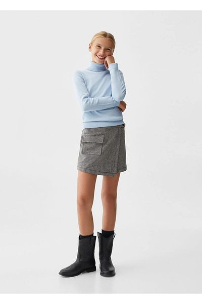 MANGO Kids Pulover Albastru Pentru Copii