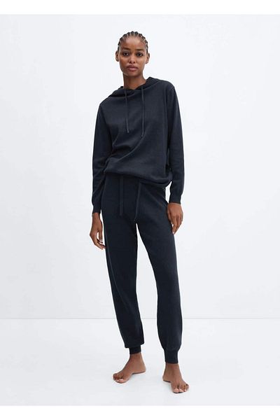 MANGO Woman Jogginghose aus Baumwolle und Leinen