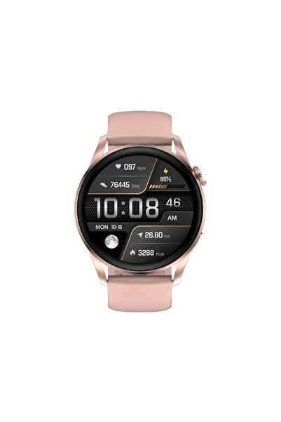 Makroteknoloji Smart Watch G3Pro Akıllı Saat: (2 Çift Kordon) iOS-Android Uyumlu