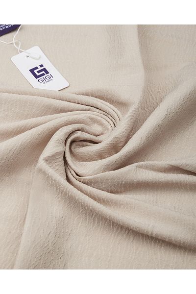 Scarf Σάλι Jacquard Tree Bark Cotton - Πέτρα -
