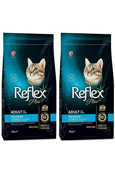 Reflex Plus Sterilised Somonlu Kısırlaştırılmış Kedi Maması 8 kg - 2 Adet