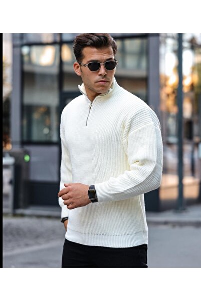 Butik Karaca KOPYA - KOPYA - erkek oversize örme tiriko kazak pısiklet yaka b...