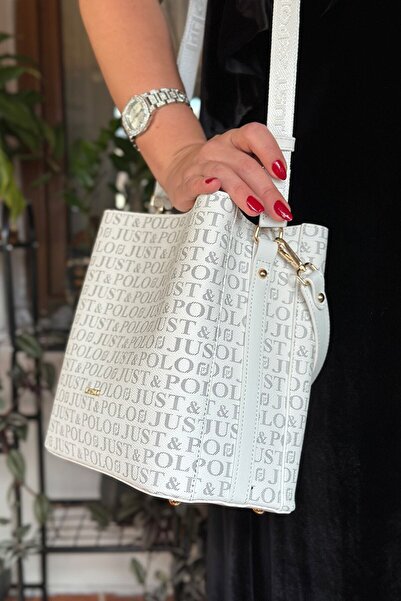 Just Polo حقيبة كتف نسائية - كاجوال، 2 حزام، حقيبة كتف كبيرة الحجم 2117-4005