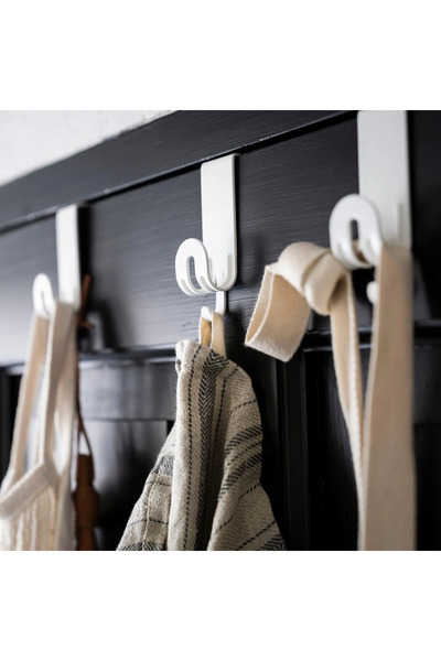 IKEA 3 Adet Kanca Kapı Üstü Geçmeli İkea 3 Lü Set Raf Askısı Havlu Bornoz Kan...