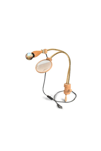 Şirin Kasnak Masa Bağlantılı Büyüteçli Lamba 316-MBL