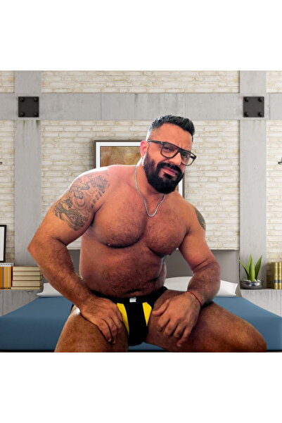 turcobear Xcollection Sarı Siyah Slip