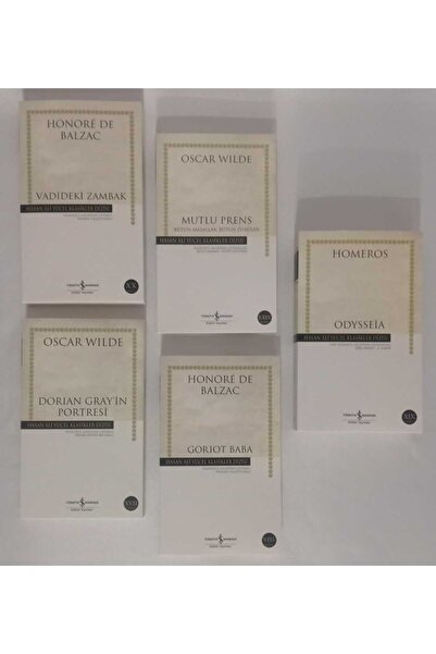 TÜRKİYE İŞ BANKASI KÜLTÜR YAYINLARI VADİDEKİ ZAMBAK,ODYSSEİA,MUTLU PRENS,GORİ...