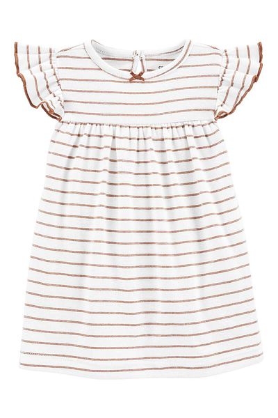 Carter's White Baby Girl Dress Set - Pack of 2