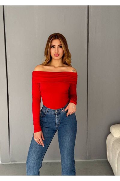manolyabutik Madonna Collar Women's Blouse