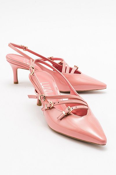 LuviShoes MAGRA Damenschuhe aus Lackleder in Puder