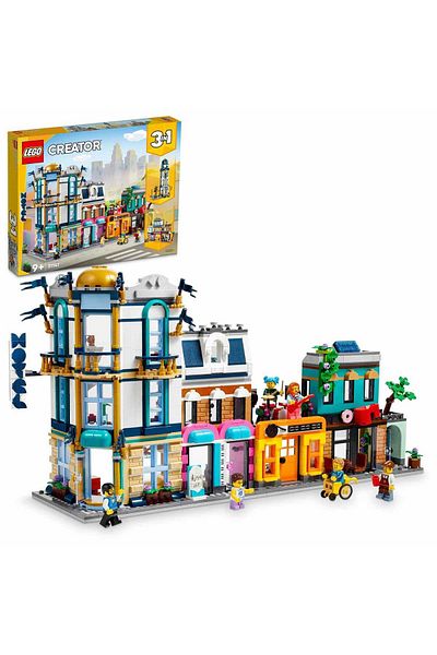 LEGO Creator Main Street 31141 - a Toy City for Children 9 Years Old and Up, Art Deco Building and Build