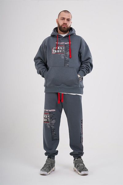 Ghetto off limits Westside Hoodie Ανθρακί