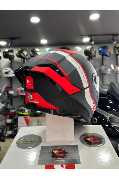MT Helmets Thunder 4 SV R25 B5 Mat Kırmızı Motosiklet Kaskı