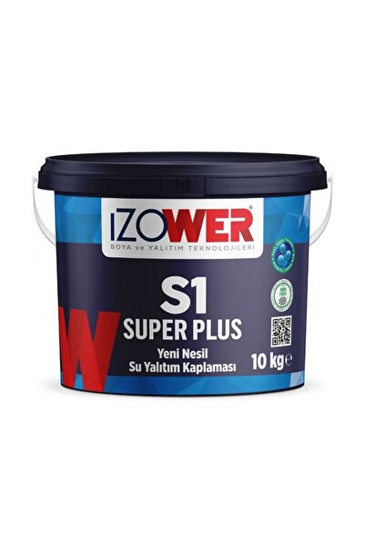 izower S1 Süper Plus Su Yalıtım Kaplaması - 10 Kg - Mavi