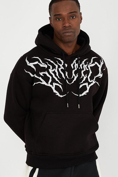 Ghetto off limits Silver Oversize Unisex Sweatshirt