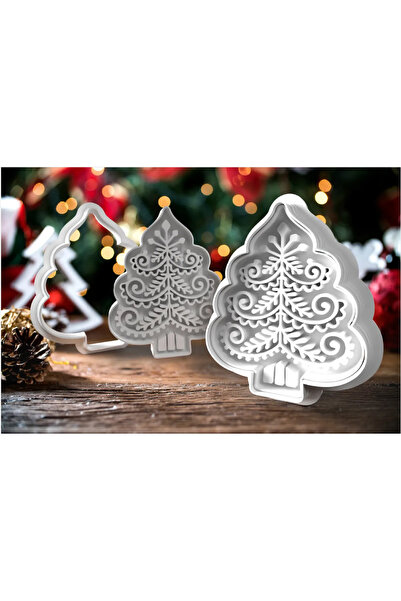 Rapithwin CUSTOM PINE TREE COOKIE MOLD (2 PIECES)