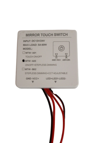 Hazar Led Dokunmatik (Touch) Ayna Arkası Sensör 12-24V 5A Led Işık Banyo Ayna...