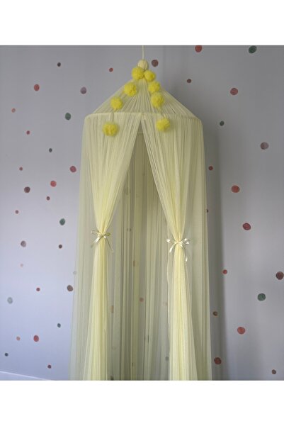 Ceremony Tül Cibinlik Unmellow Sarı Bebek Çocuk Sineklik