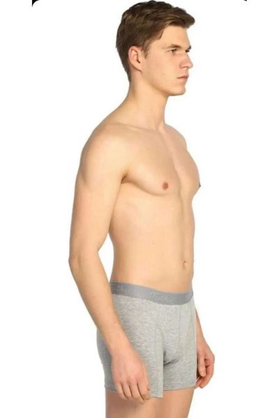 Tutku Ανδρικό μπόξερ 4" Black Elestan Lycra