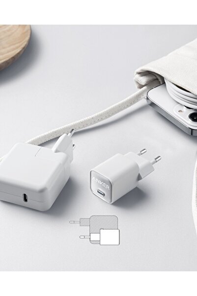 Anker 511 Nano Pro 30w Usb-c Şarj Cihazı - Beyaz - A2147 ( Türkiye Garantili)