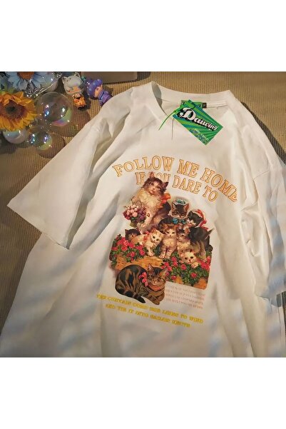 Tarzsokak Tricou alb unisex Follow Me Home