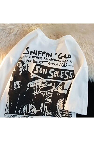 Tarzsokak Tricou alb unisex fără sens