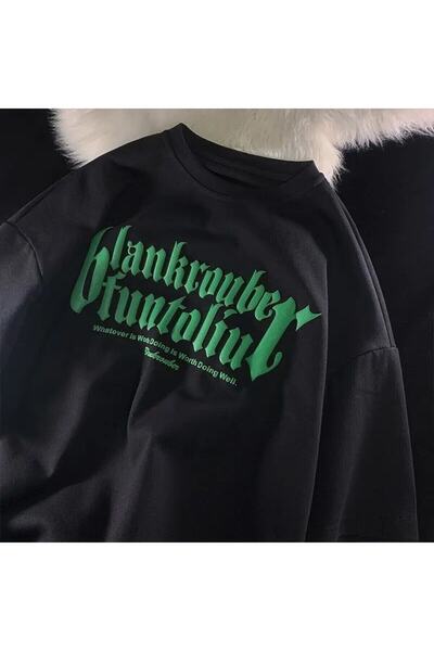 Tarzsokak Tricou negru unisex cu scris Blankrouber