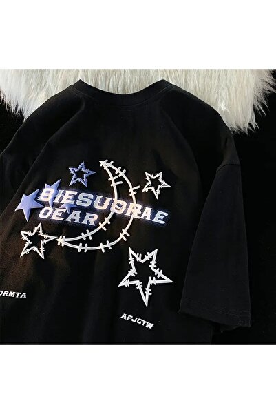 Tarzsokak Crna unisex majica sa leđima Štampano Biesuorae Oear