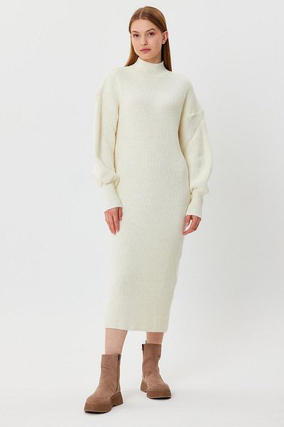 ALEXANDERGARDI ALEXANDERGARDY SLEEVES PATTERNED BALLOON SLEEVE KNITWEAR DRESS(A91414-S)