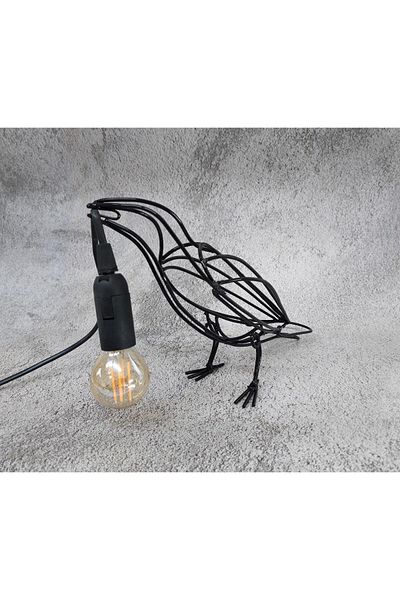 CajuArt Crow Metal Decor Sconce Carrying Metal Handmade Lamp