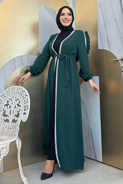 Bym Fashion Φωτιστικό με λεπτομέρεια Frilly Sleeves Stone 8484 Emerald