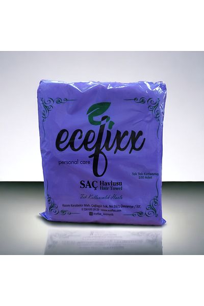 THE RUSH Ecefixx 100-Piece Single-Packed Disposable Hair Salon Towels
