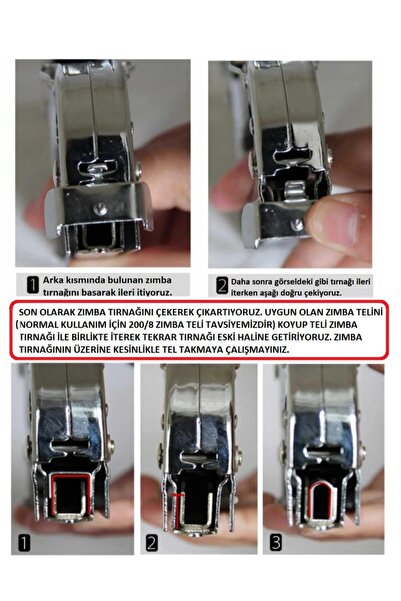 DepoMega 4-8 mm Zımba Tabancası Mobilya Döşeme Siyah-Gümüş Tel Hediyeli