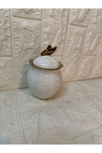 Lavin Lüx Gold Line Porselen Şekerlik 10x8 Cm